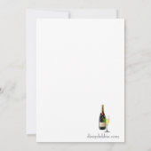 Party Einladung der neuen Jahre (Rückseite)