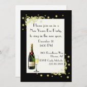 Party Einladung der neuen Jahre (Vorne/Hinten)