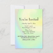 Party Einladung der Ostereier (Rückseite)