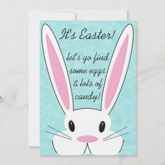 Party Einladung der Ostereijagd (Vorderseite)