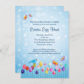 Party Einladung der Ostergarteneier (Vorne/Hinten)