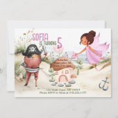 Party Einladung der Piraten (Vorderseite)