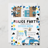 Party Einladung der Polizei (Vorderseite)