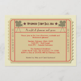 Party Einladung der Preisverleihung für Filmticket