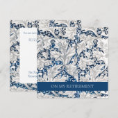 PARTY EINLADUNG DER RENTENRÜSTUNG: WILLIAM MORRIS  (Vorne/Hinten)