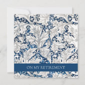 PARTY EINLADUNG DER RENTENRÜSTUNG: WILLIAM MORRIS (Vorderseite)