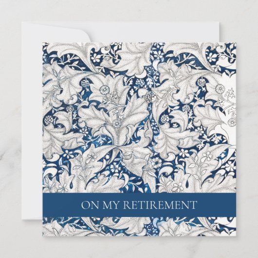 PARTY EINLADUNG DER RENTENRÜSTUNG: WILLIAM MORRIS  (Vorderseite)