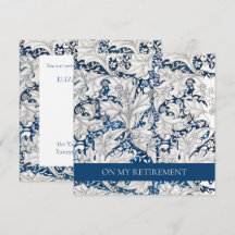 PARTY EINLADUNG DER RENTENRÜSTUNG: WILLIAM MORRIS 