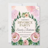 Party Einladung der Scheidung - Fett und Fresh Sta (Vorderseite)