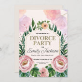 Party Einladung der Scheidung - Fett und Fresh Sta (Vorne/Hinten)