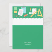 Party Einladung der Schulversorgung (Rückseite)