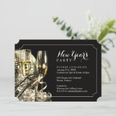   Party Einladung der Silvester (Stehend Vorderseite)