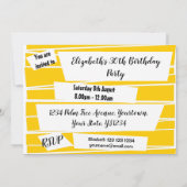 Party Einladung der Souvenirgruppe (Rückseite)