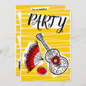 Party Einladung der Souvenirgruppe (Vorne/Hinten)