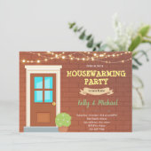 Party Einladung der Türwärmung (Stehend Vorderseite)