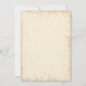 Party Einladung der Vintagen GRILLEN (Rückseite)