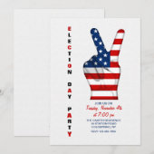 Party Einladung der Wahlen (Vorne/Hinten)