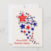 Party Einladung der Wahlen (Vorderseite)