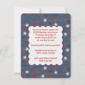 Party Einladung der Wahlen 2028 (Rückseite)