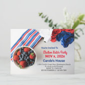 Party Einladung der Wahlnacht (Stehend Vorderseite)