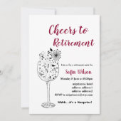 Party Einladung der Weinrente (Vorderseite)