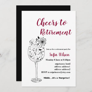 Party Einladung der Weinrente