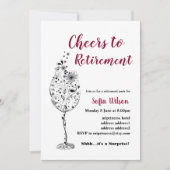 Party Einladung der Weinrente (Vorderseite)