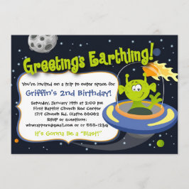 Party Einladung der Weltraumforschung - Weltraumpl