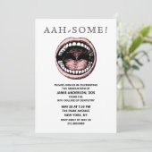 Party Einladung der Zahnarztschule (Stehend Vorderseite)