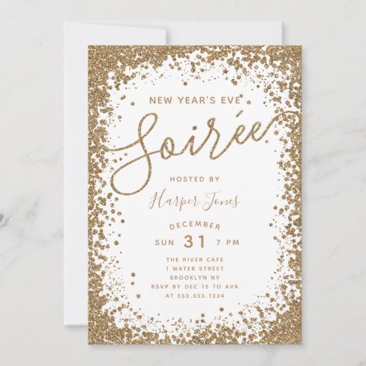 Party Einladung des (Vorderseite)