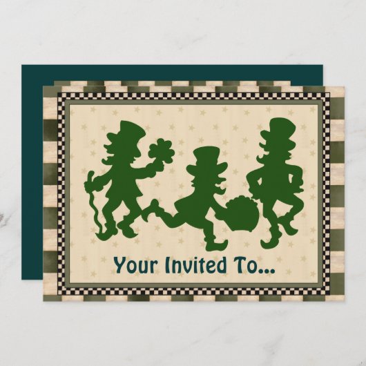 Party Einladung des 2. (Vorne/Hinten)