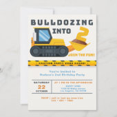 Party Einladung des 2. Geburtstags (Vorderseite)