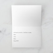 Party Einladung des Babygeschlechts (Innenseite)