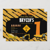 Party Einladung des Bebauungspults (Vorne/Hinten)