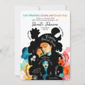 Party Einladung des Bildfensters (Vorderseite)