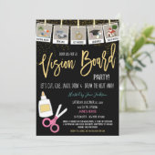 Party Einladung des Bildfensters (Stehend Vorderseite)