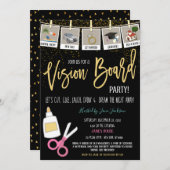 Party Einladung des Bildfensters (Vorne/Hinten)