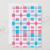 Party Einladung des Eis-Geschlechts (Rückseite)