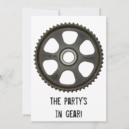 Party Einladung des Fanggeräts (Vorderseite)