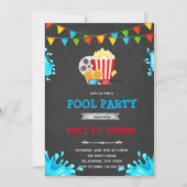 Party Einladung des Filmpools (Vorderseite)