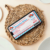 Party Einladung des Flugscheinwerfers Kinderdusche