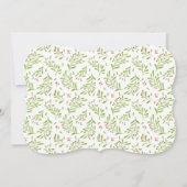 Party Einladung des Geschlechts (Rückseite)