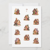 Party Einladung des Gingerbread House Contests (Rückseite)
