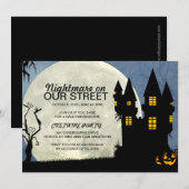Party Einladung des Halloween-Kostüms (Vorne/Hinten)