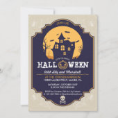 Party Einladung des Halloween-Kostüms (Vorderseite)