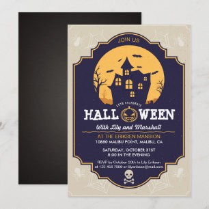 Party Einladung des Halloween-Kostüms