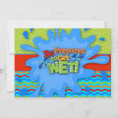 Party Einladung des Hinterhofs (Rückseite)