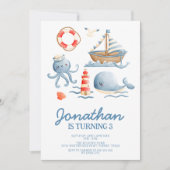 Party Einladung des Kindergeburtstags (Vorderseite)