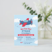 Party Einladung des Kindergeburtstags (Stehend Vorderseite)