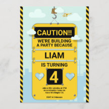 Party Einladung des Kindergeburtstags, Bauwesen